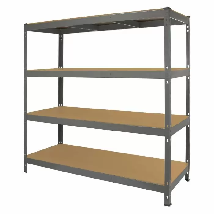 Monster Racking Q-Rax Heavy Duty Storage Shelving, 160cm W, 60cm D, Grey 5 Monster Racking Q-Rax Heavy Duty Storage Shelving, 160cm W, 60cm D, Grey - Image 3