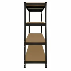 Monster Racking Q-Rax Heavy Duty Storage Shelving, 160cm W, 60cm D, Black 11 Monster Racking Q-Rax Heavy Duty Storage Shelving, 160cm W, 60cm D, Black -Parasol Shop 004 black 1 1 2nd.jpg.mst