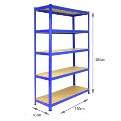 Monster Racking T-Rax Strong Storage Shelves, Blue, 120cm W, 45cm D 11 Monster Racking T-Rax Strong Storage Shelves, Blue, 120cm W, 45cm D -Parasol Shop 10188 004 xl 1 2nd.jpg.mst