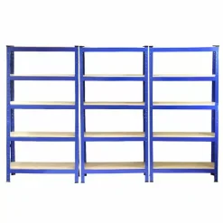 Monster Racking T-Rax Heavy Duty Shelving Units, Blue, 75cm W, 30cm D, Set Of 6 -Parasol Shop 10385 3 001 6 2nd.jpg.mst