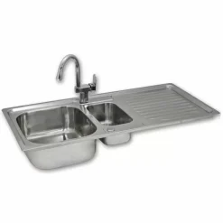 KuKoo Premium Stainless Steel Kitchen Sink & Confetti Tap