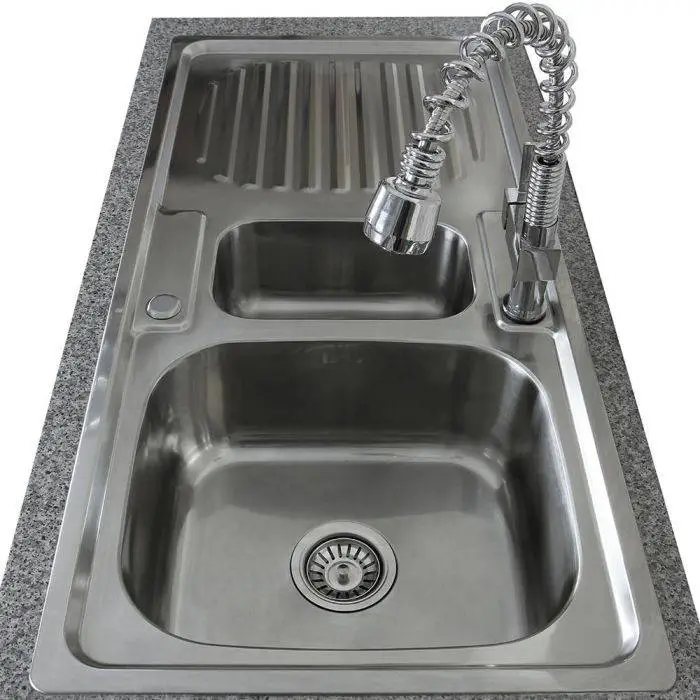 KuKoo Premium Stainless Steel Kitchen Sink & Padstow Tap 4 KuKoo Premium Stainless Steel Kitchen Sink & Padstow Tap - Image 2