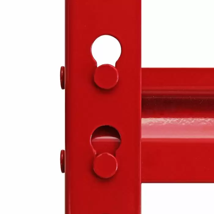 Monster Racking Z-Rax Corner Storage Shelf Unit, Red, 90cm Wide 8 Monster Racking Z-Rax Corner Storage Shelf Unit, Red, 90cm Wide - Image 6