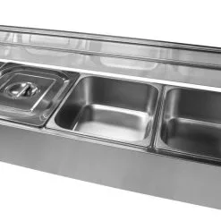 KuKoo 5 Pan Wet Well Bain Marie -Parasol Shop 10617.2