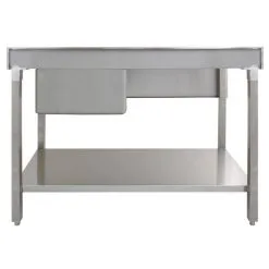 KuKoo Commercial Stainless Steel Sink - Left Hand Drainer -Parasol Shop 10634 005 2nd