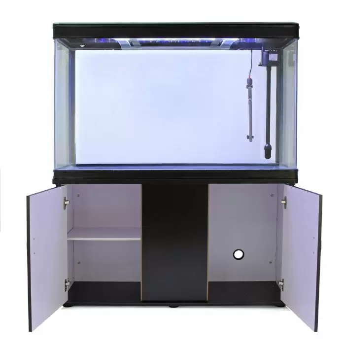 MonsterShop Aquarium Fish Tank & Cabinet With Complete Starter Kit - Black 8 MonsterShop Aquarium Fish Tank & Cabinet With Complete Starter Kit - Black - Image 6