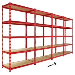 Monster Racking 4 X Z-Rax Red 90cm & Free Mallet