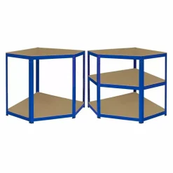 Monster Racking T-Rax Corner Storage Shelf Unit, Blue, 90cm Wide 10 Monster Racking T-Rax Corner Storage Shelf Unit, Blue, 90cm Wide -Parasol Shop 10683 003 1 2nd.jpg.mst