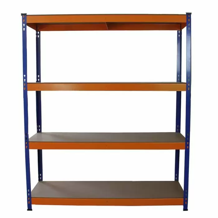 Monster Racking S-Rax Warehouse Storage Shelving, Blue/Orange, 150cm W, 50cm D 4 Monster Racking S-Rax Warehouse Storage Shelving, Blue/Orange, 150cm W, 50cm D - Image 2