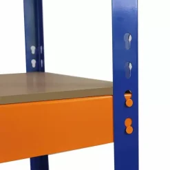Monster Racking S-Rax Warehouse Storage Shelving, Blue/Orange, 150cm W, 50cm D 11 Monster Racking S-Rax Warehouse Storage Shelving, Blue/Orange, 150cm W, 50cm D -Parasol Shop 10689 003 5 2nd.jpg.mst