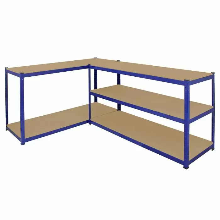 Monster Racking T-Rax Extra Wide Storage Shelves, Blue, 160cm W, 60cm D 8 Monster Racking T-Rax Extra Wide Storage Shelves, Blue, 160cm W, 60cm D - Image 6