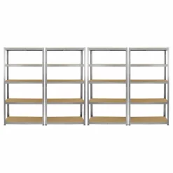Monster Racking 4 X Galwix Galvanised Steel Shelves, 90cm Wide