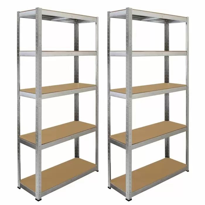 Monster Racking Galwix 90cm Racking Bundle: Corner Shelving And 2 Garage Racking Bays 4 Monster Racking Galwix 90cm Racking Bundle: Corner Shelving And 2 Garage Racking Bays - Image 2