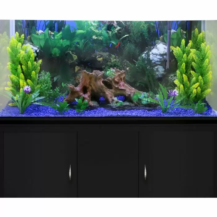 MonsterShop Aquarium Fish Tank & Cabinet With Complete Starter Kit - Black 6 MonsterShop Aquarium Fish Tank & Cabinet With Complete Starter Kit - Black - Image 4