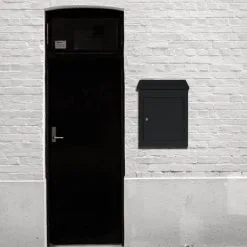 Monster Shop Black Anti-Theft Parcel Post Box -Parasol Shop 210555.2