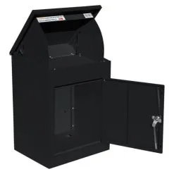 Monster Shop Black Anti-Theft Parcel Post Box -Parasol Shop 210555.3