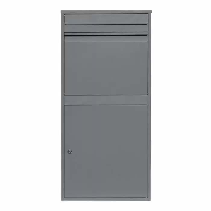 Monster Shop Grey Anti-Theft Parcel Post Box XL 3 Monster Shop Grey Anti-Theft Parcel Post Box XL