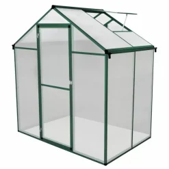 Monster Shop Polycarbonate Greenhouse 6ft X 4ft – Green