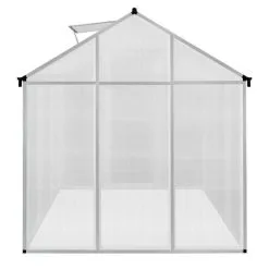 Monster Shop Polycarbonate Greenhouse 6ft X 6ft– Silver -Parasol Shop 210619.4
