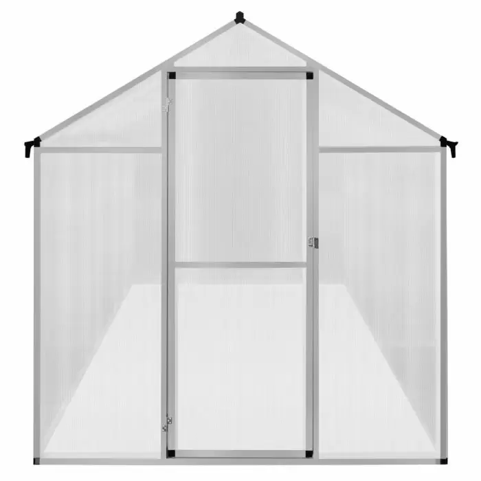 Monster Shop Polycarbonate Greenhouse 6ft X 10ft – Silver 5 Monster Shop Polycarbonate Greenhouse 6ft X 10ft – Silver - Image 3