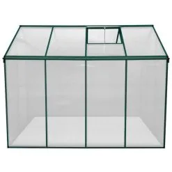 Monster Shop Polycarbonate Greenhouse 6ft X 8ft – Green -Parasol Shop 210621.3 1