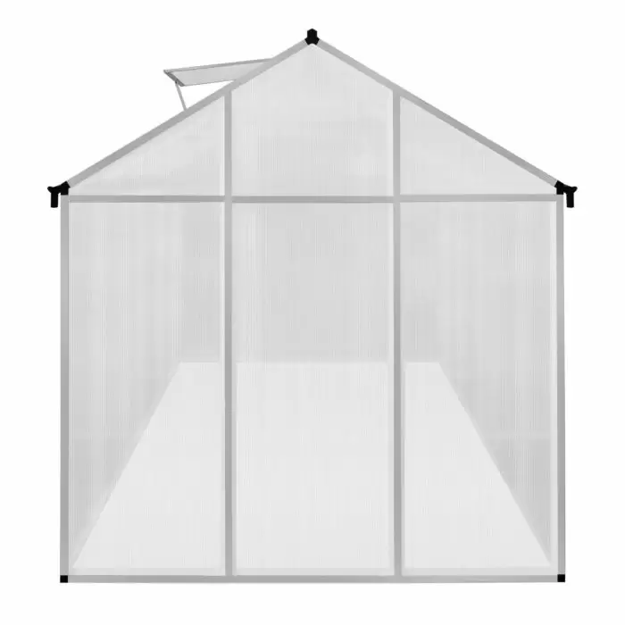 Monster Shop Polycarbonate Greenhouse 6ft X 10ft – Silver 7 Monster Shop Polycarbonate Greenhouse 6ft X 10ft – Silver - Image 5