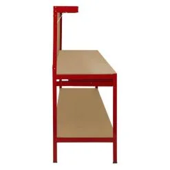 Monster Racking Workbench With Pegboard, Drawer & Light – Red -Parasol Shop 210795.3 2