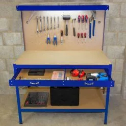 Monster Racking Workbench With Pegboard, Drawer & Light 13 Monster Racking Workbench With Pegboard, Drawer & Light -Parasol Shop 210795v.6