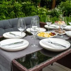 Jardi Rattan Corner Set - Brown -Parasol Shop 211102.5