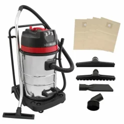 Parasol Shop 23 Yavolo 80L Industrial Vacuum, 4 Attachments & 4 Hoover Bags
