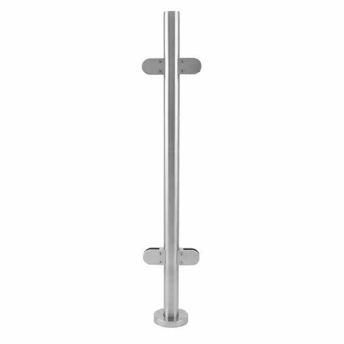 MonsterShop Stainless Steel Balustrade, Mid Post, 110cm H 4 MonsterShop Stainless Steel Balustrade, Mid Post, 110cm H - Image 2