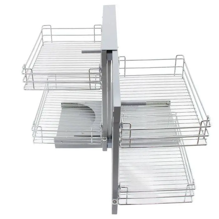 KuKoo Magic Corner Pull Out Kitchen Cupboard Drawers - Left/Right Hand 6 KuKoo Magic Corner Pull Out Kitchen Cupboard Drawers - Left/Right Hand - Image 4