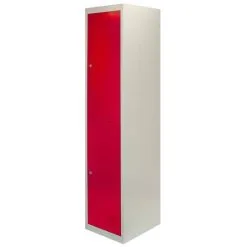 MonsterShop 3 X Metal Storage Lockers - Two Doors, Red - Flatpack -Parasol Shop 23459 003 1 1 2nd