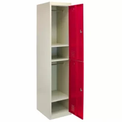 MonsterShop Metal Storage Lockers - Two Doors, Flatpacked, Red 12 MonsterShop Metal Storage Lockers - Two Doors, Flatpacked, Red -Parasol Shop 23459 005 2 2nd.jpg.mst