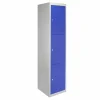 MonsterShop Metal Storage Lockers - Three Doors, Flatpacked, Blue -Parasol Shop 23461 001 3 2nd.jpg.mst