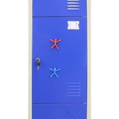 MonsterShop Metal Storage Lockers - Three Doors, Blue 13 MonsterShop Metal Storage Lockers - Three Doors, Blue -Parasol Shop 23461 006 2nd
