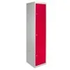 MonsterShop Metal Storage Lockers - Three Doors, Red -Parasol Shop 23462 001 1 2nd