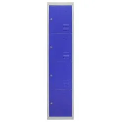 MonsterShop Metal Storage Lockers - Four Doors, Flatpacked, Blue 10 MonsterShop Metal Storage Lockers - Four Doors, Flatpacked, Blue -Parasol Shop 23463 002 2 2nd