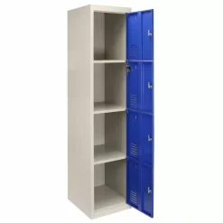 MonsterShop Metal Storage Lockers - Four Doors, Flatpacked, Blue 12 MonsterShop Metal Storage Lockers - Four Doors, Flatpacked, Blue -Parasol Shop 23463 005 2 2nd.jpg.mst