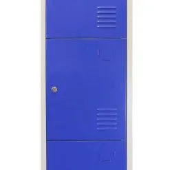 MonsterShop Metal Storage Lockers - Four Doors, Flatpacked, Blue 13 MonsterShop Metal Storage Lockers - Four Doors, Flatpacked, Blue -Parasol Shop 23463 006 2 2nd