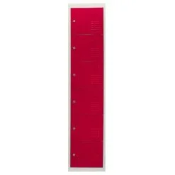 MonsterShop 3 X Metal Storage Lockers - Six Doors, Red 11 MonsterShop 3 X Metal Storage Lockers - Six Doors, Red -Parasol Shop 23466 002 1 2nd