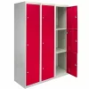 MonsterShop 3 X Metal Storage Lockers - Three Doors, Red - Flatpack 1 MonsterShop 3 X Metal Storage Lockers - Three Doors, Red - Flatpack -Parasol Shop 23650 002 1 1 2nd.jpg.mst