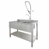 KuKoo Commercial Sink & Pre-Rinse Tap - Left Hand Drainer 2 KuKoo Commercial Sink & Pre-Rinse Tap - Left Hand Drainer -Parasol Shop 23891 001 2nd.jpg.mst
