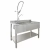 KuKoo Commercial Sink & Pre-Rinse Tap - Right Hand Drainer 2 KuKoo Commercial Sink & Pre-Rinse Tap - Right Hand Drainer -Parasol Shop 23893 001 2nd.jpg.mst