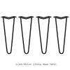SKISKI 4 X 14" Hairpin Steel Table Furniture Legs 1 SKISKI 4 X 14" Hairpin Steel Table Furniture Legs -Parasol Shop 24197 black 14 2 prong 003 4 2nd