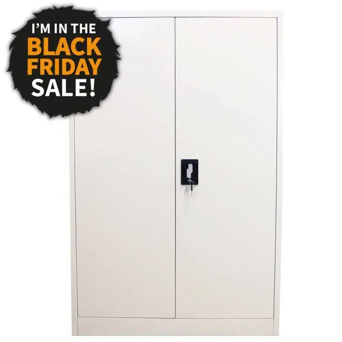 MonsterShop Metal Filing Cabinet 140cm 4 MonsterShop Metal Filing Cabinet 140cm - Image 2