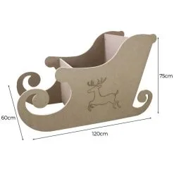 MonsterShop MDF Santa Sleigh 13 MonsterShop MDF Santa Sleigh -Parasol Shop 24289 006 1 2nd