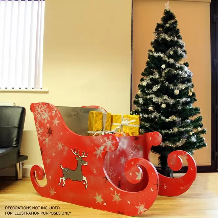 MonsterShop MDF Santa Sleigh 4 MonsterShop MDF Santa Sleigh - Image 2