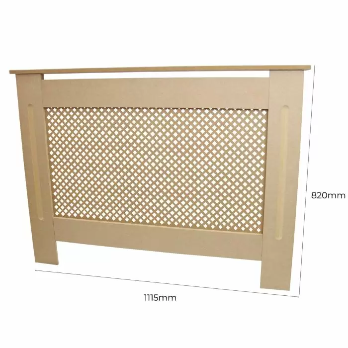 MonsterShop Radiator Cover MDF Unfinished 1115mm 6 MonsterShop Radiator Cover MDF Unfinished 1115mm - Image 4