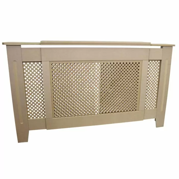 MonsterShop Adjustable Radiator Cover MDF Unfinished 1400mm - 1920mm 3 MonsterShop Adjustable Radiator Cover MDF Unfinished 1400mm - 1920mm